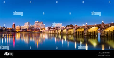 Harrisburg, Pennsylvania skyline panorama Stock Photo - Alamy