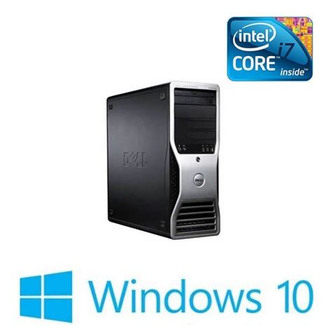 Workstation Refurbished Dell Precision T3500 I7 950 NVidia G310 Win