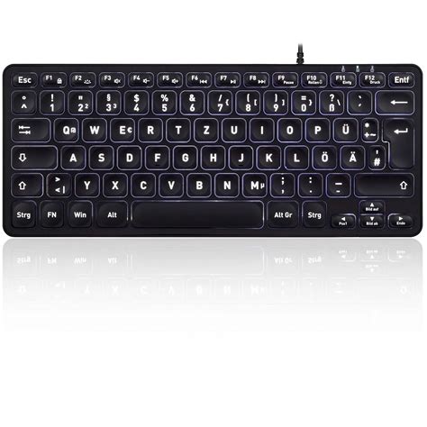 Perixx PERIBOARD 332B DE Mini Tastatur USB Kabelgebunden