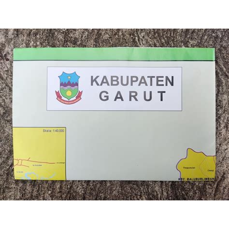 Jual Peta Kabupaten Garut Lipat Shopee Indonesia