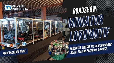 Roadshow Miniatur Lokomotif Uap Dd Pemecah Rekor Muri Di Stasiun