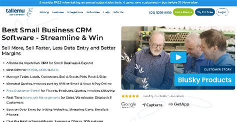 Tall Emu CRM Reviews Pricing Software Features 2024 Financesonline