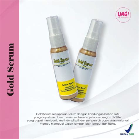 Jual Umg Ulti Matte Glow Ml Serum Gold Glowing Or Flek Spf Serum