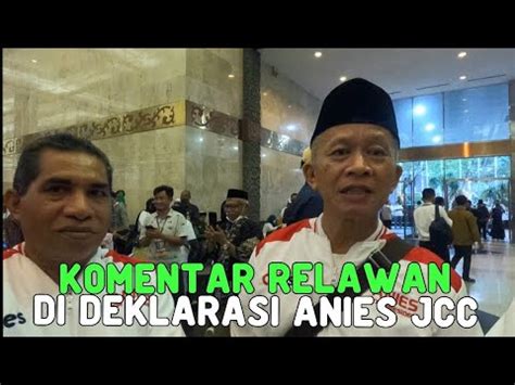 DEKLARASI ANIES PRESIDEN 2024 MERIAH RELAWAN APRESIASI KINERJANYA