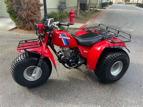 Rare 1984 Honda Big Red Atc200es Atv Three Wheeler With High Low And