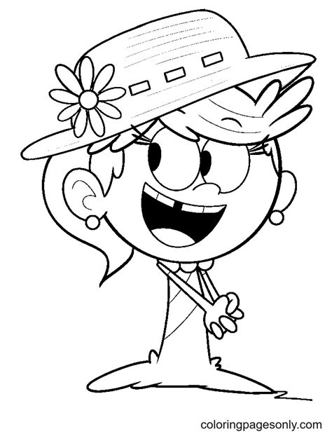 Lana Loud House Coloring Page Images