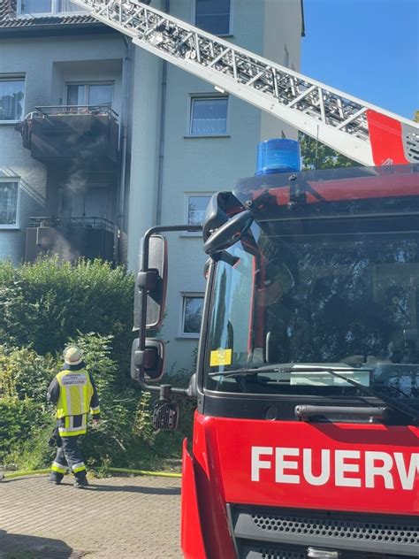 Wohnungsbrand Im Erdgeschoss Eines Mehrfamilienhauses Keine