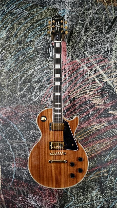 Epiphone Les Paul Custom Koa Natural