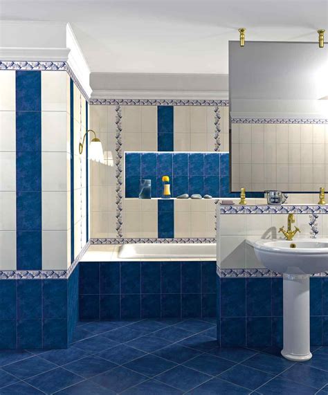 Azulejos azules para el baño 29 fotos productos de piso de cerámica