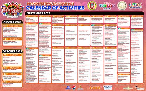 Diyandi Festival Sa Iligan Calendar Of Activities Iligan News