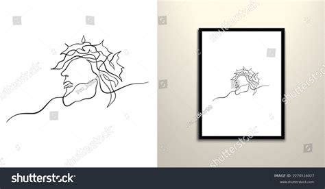 Crucifixion Jesus Wall Art Decoration Print Stock Vector (Royalty Free ...