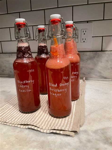 Just Bottled My First Batch Of Kombucha For Second Fermentation Very