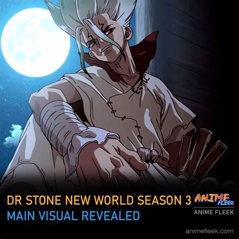 Dr Stone Season 3 Main Visual Unveiled