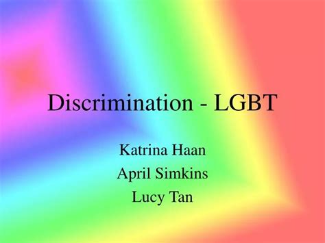 Ppt Discrimination Lgbt Powerpoint Presentation Free Download Id7061218