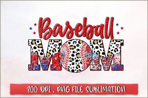 Baseball Mom Sublimation Graphic By Extreme DesignArt Creative Fabrica