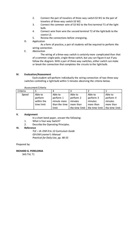 Cot Lesson Plan Pdf