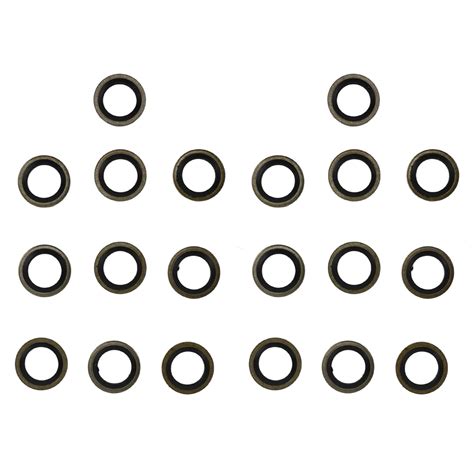 20 Pcs 10 Mm Banjo Bolt Fuel Sealing Washers 4934278 Rubber Diesel Fuel System Seal Gaskets