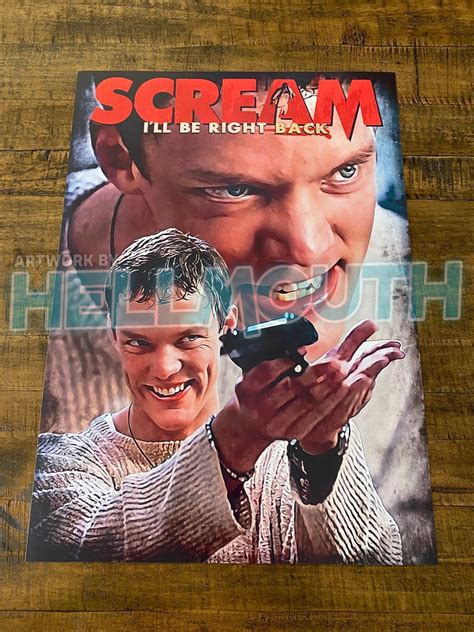 Scream 1996 Movie Poster A2 Size Custom Artwork | Etsy