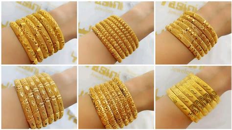 Ladies Gold Bangles Design