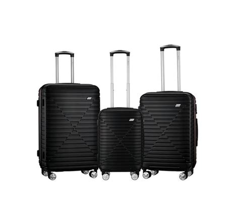 Travelwize Chevron Abs 3 Piece Luggage Set Makro