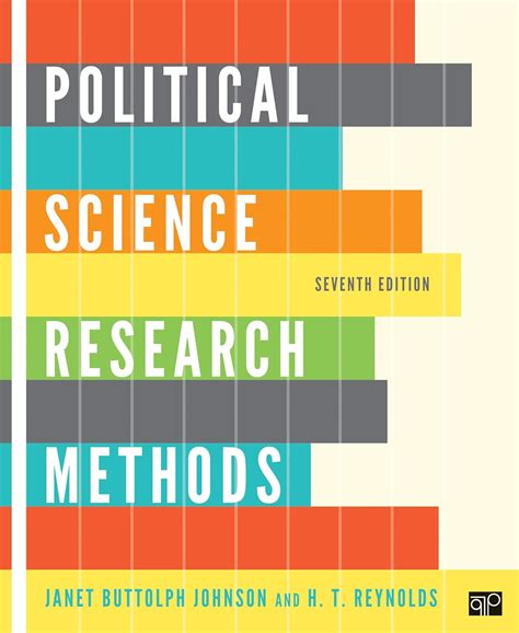 Political Science Research Methods Johnson Janet B Reynolds H T 9781608716890 Amazon