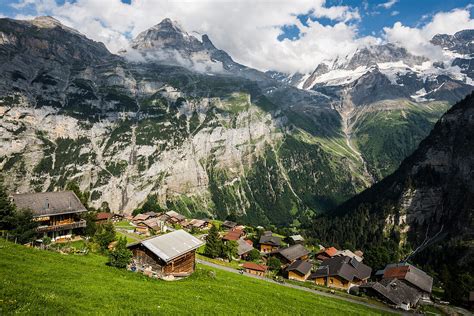 Gimmelwald Lauterbrunnen Valley License Image 71318322 Lookphotos