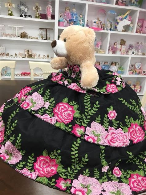 Personalized Quinceanera Teddy Bear Dress Custom Made Teddy Bear Dress