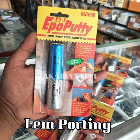 Jual Lem Alteco Epo Putty Lem Porting 50 Gram ASLI ORIGINAL Shopee