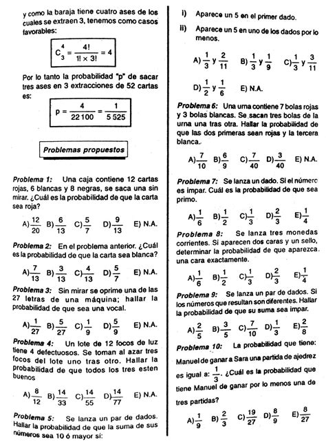 Problemas Resueltos De Probabilidades Ley Multiplicaci N