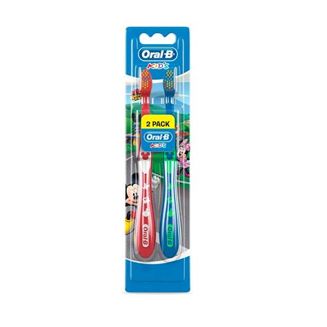 Escova De Dente Mickey - Kit Escova de Dente Oral B Kids Mickey com 2: promoção online | Drogasil