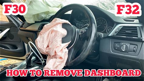 Bmw How To Remove Dashboard F30 F31 F32 F33 3 4 Series Youtube