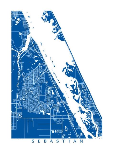 Map Of Sebastian, Fl, Florida - Sebastian Florida Map | Printable Maps