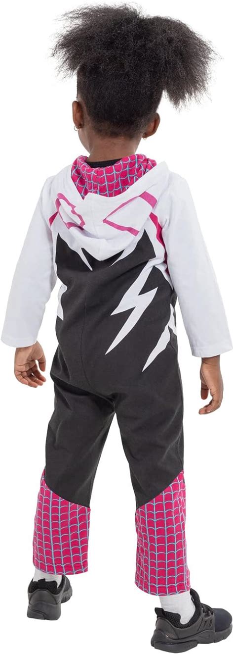 Buy Marvel Spider Man Spider Gwen Ghost Spider Girls Zip Up Coverall