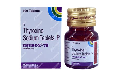 Thyrox 75 Tablet 100 Uses Side Effects Price And Substitutes