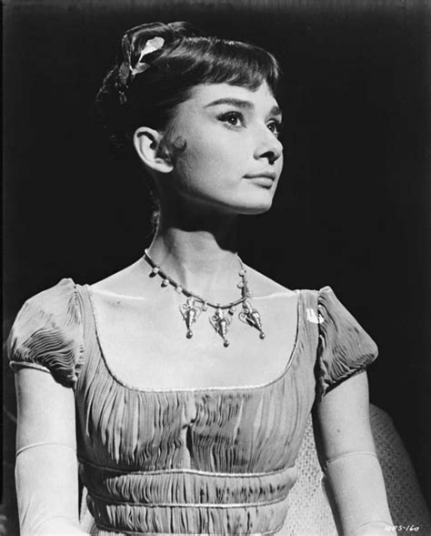 Audrey Hepburn As Natasha Rostova Photographed For Audrey Hepburn