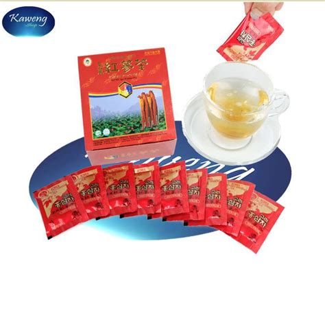 Jual Teh Red Ginseng Korea Korean Red Ginseng Tea 50 Sachets Di