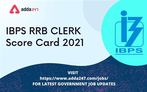 IBPS RRB Clerk Mains Score Card 2021 Check Office Assistant Final Marks