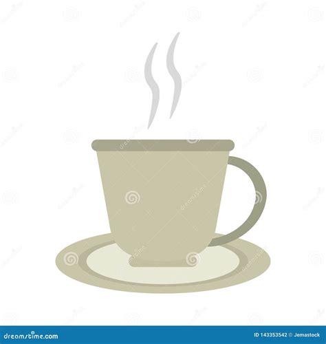 Hot Coffee Cup Stock Vector Illustration Of Food Shop 143353542