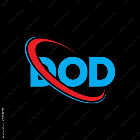 DOD logo. DOD letter. DOD letter logo design. Initials DOD logo linked ...