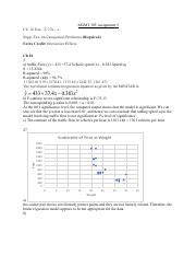 Analyzing Regression Models And Relationships In MGMT 305 Course Hero