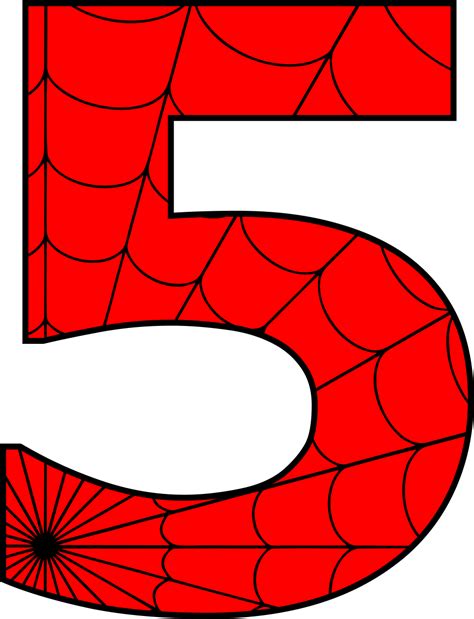 Spiderman Number 5 Svg Spiderman Shirt Svg Superhero Svg Inspire Uplift