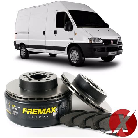 Kit Disco Pastilha Freio Dianteiro Ducato Aro R