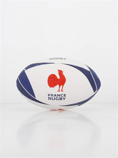 Ballon De Rugby Sup France Blanc Gilbert Wimod