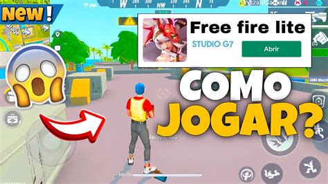 Finalmente Como Jogar O Novo Free Fire Lite Do Jeito Certo Youtube