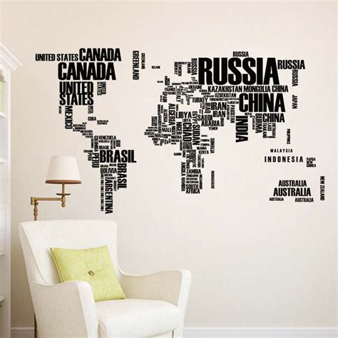 World Map Wall Sticker | HomeAdore Shop