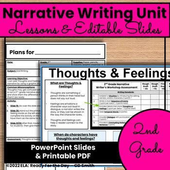 2nd Grade CCSS Narrative Writing Writer S Workshop Unit Plan TPT