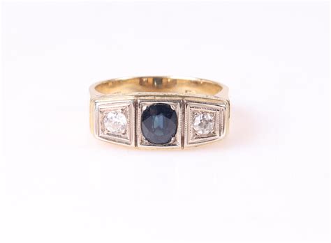 Diamant Saphir Ring Schmuck Und Uhren Starting Bid Eur