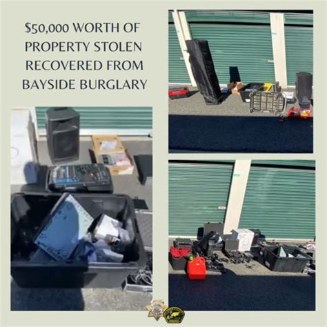 Citrus Heights Suspect Arrested And 50000 In Stolen Property