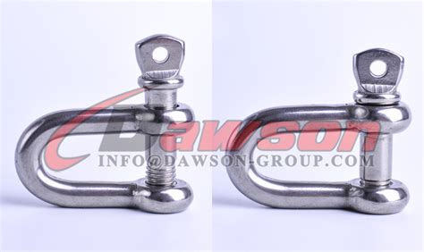 Stainless Steel US Type Dee Shackle AISI316 Screw Pin Chain Shackle