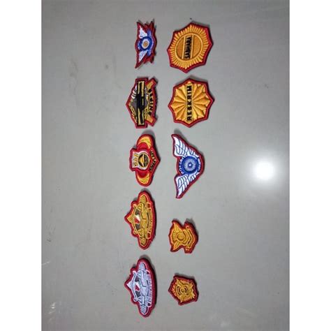 Jual Bordiran Pin Timbul Bordiran Lantas Dan Lainnya Shopee Indonesia